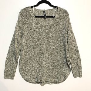 Lord and Taylor Knit Heathered Sweater Size Large